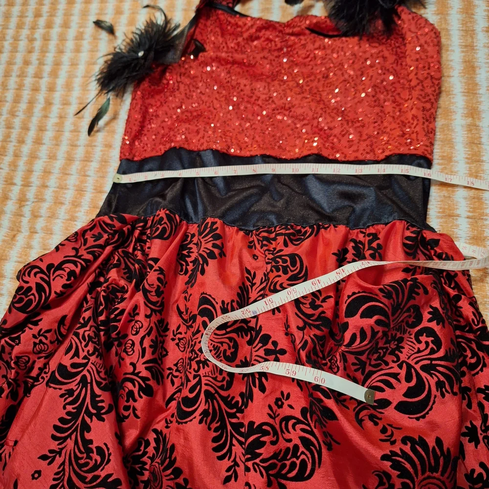 Weissman Elegant Red and Black Kids Dance Costume
